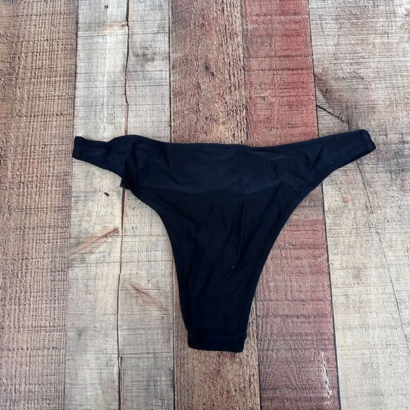 Forever 21 black bikini swimwear bottoms women's small - Picture 4 of 6